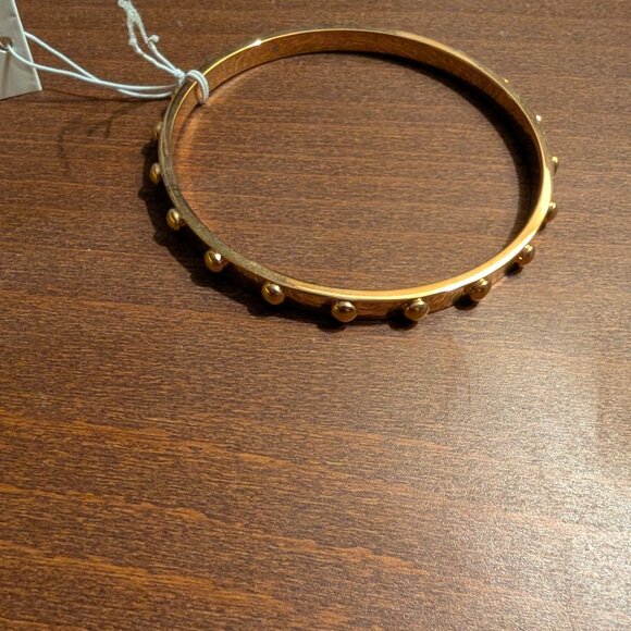 Kate Spade Beaded Dot Rose Gold Bangle Bracelet - Picture 3 of 6